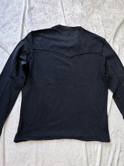 00’s Men’s cotton Alternative cross & skull longsleeve top 💀