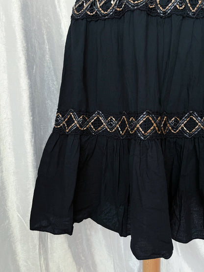 00's whimsy brown skirt 🧸🪽