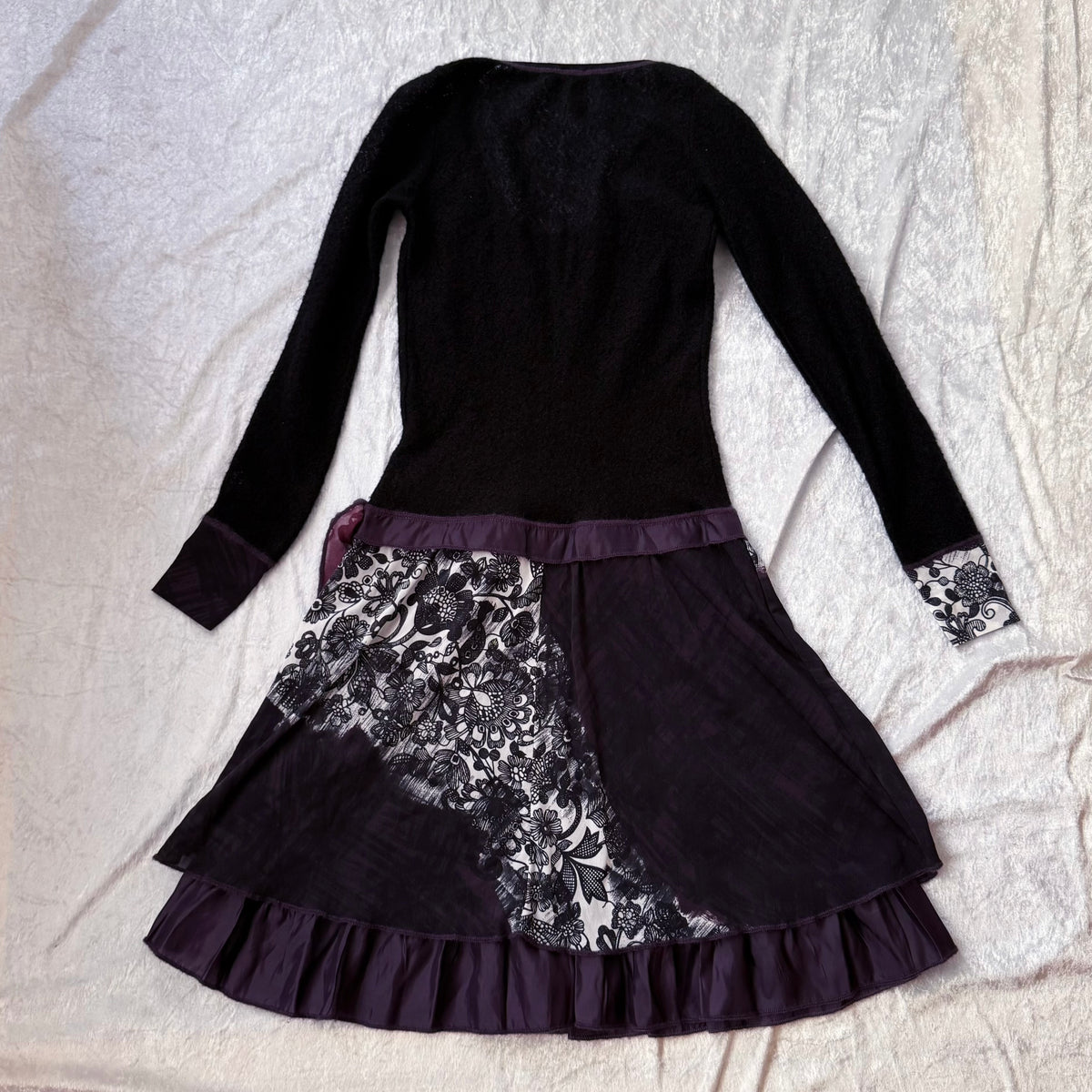 Rare Kali Orea whimsygoth patchwork dress 💜🌀🦋