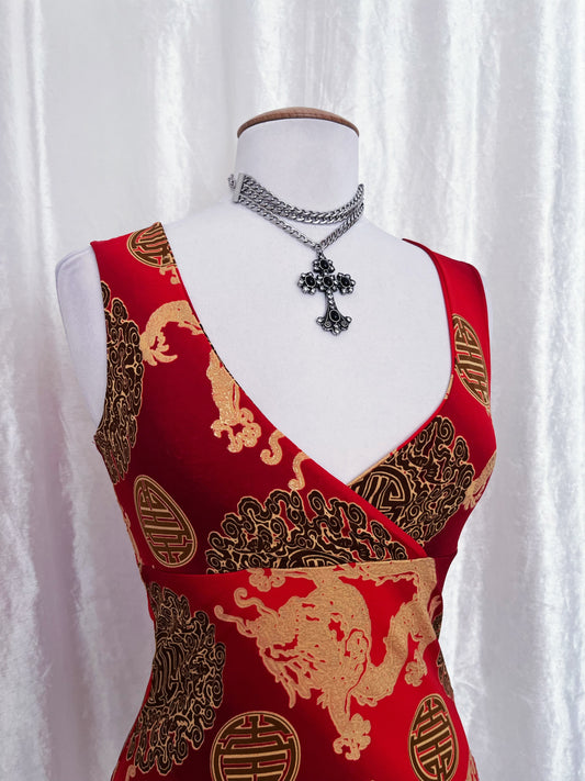 00's Orsay Asian style top 🐉