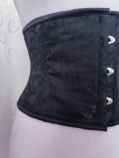 Dracula Black Brocade Waist Cincher 🖤