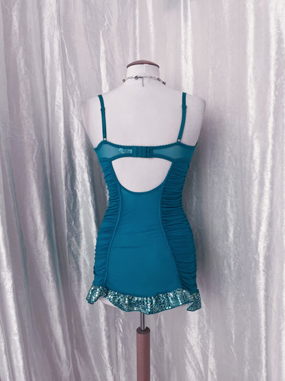 Mermaidcore cute babdyoll bustier 🧜🏻‍♀️