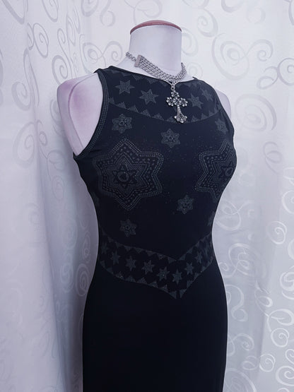 00's Morgan De Toi whimsy mesh star dress 🔮⭐️