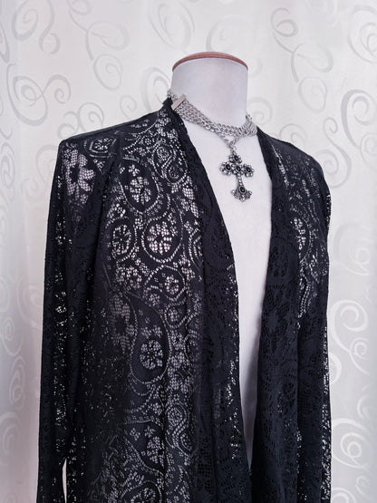 Whimsygoth lacey cardigan🕷️🕸️