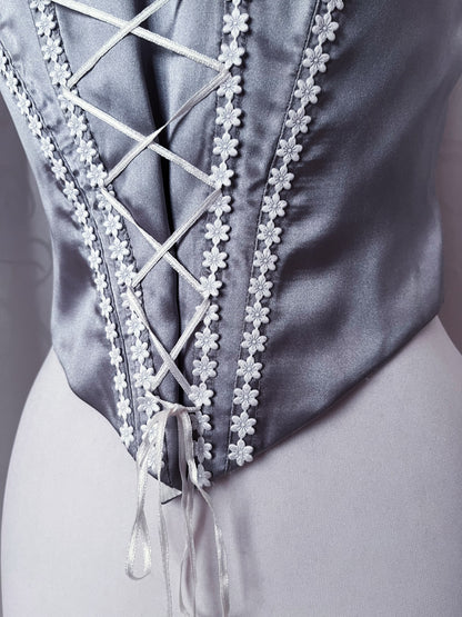 Whimsy silver corset 🩶💍