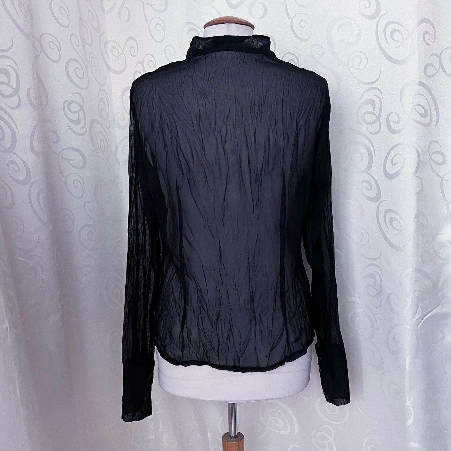 Gothic/Jirai Kei sheer shirt 🕷️