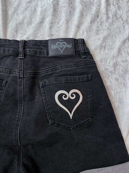 Kingdom Hearts Kairi’s Blade EMP denim shorts 🖤🗝️