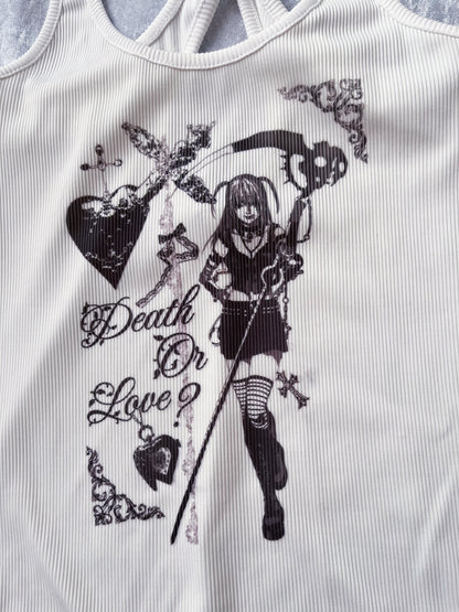 Death or Love REWORKED tank top 📓🥀