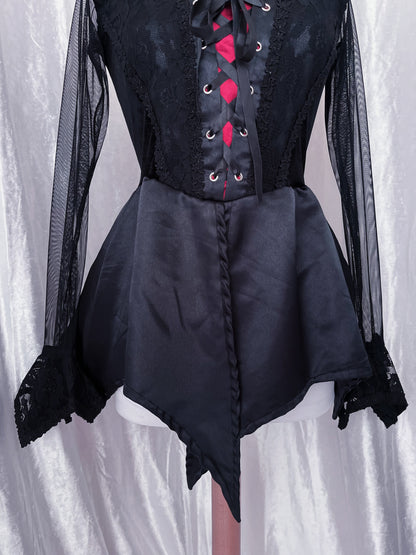 ♱Gothic vampire corset style top♱