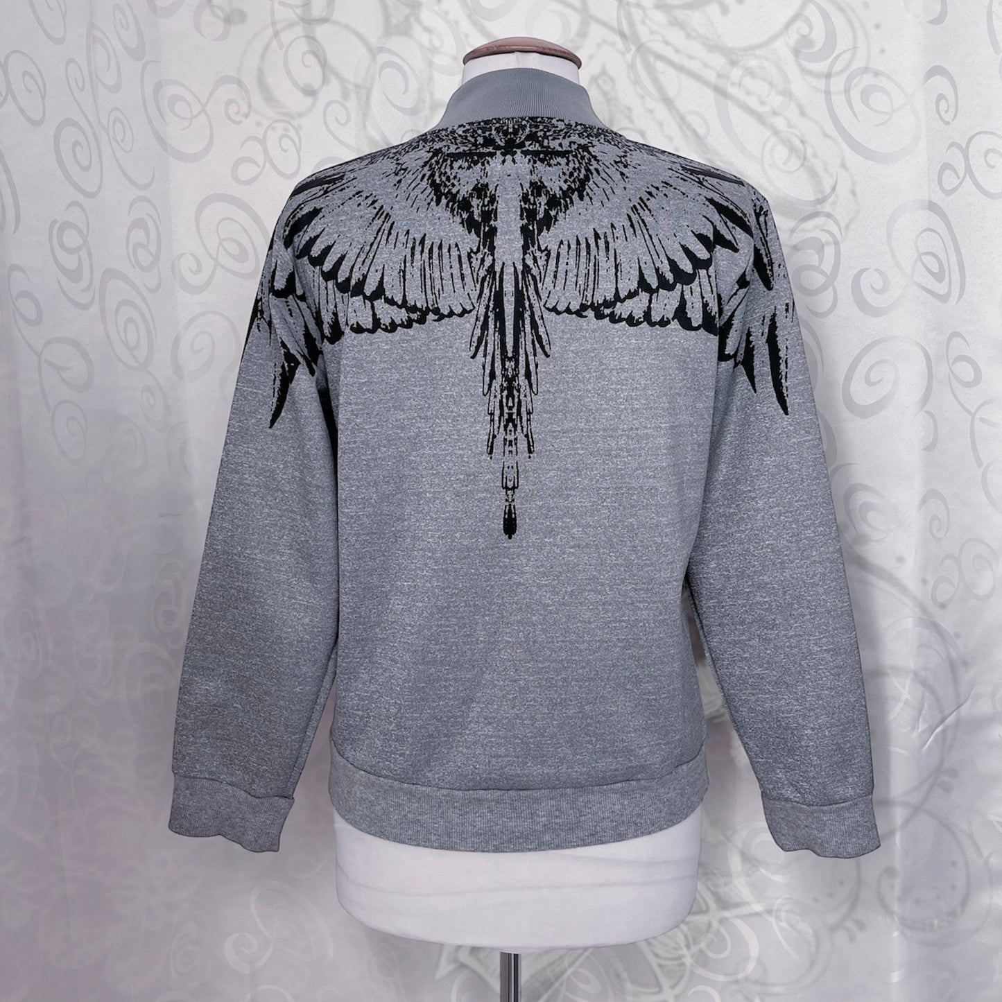 Modern Angel wings grey zip-up jacket 🪽