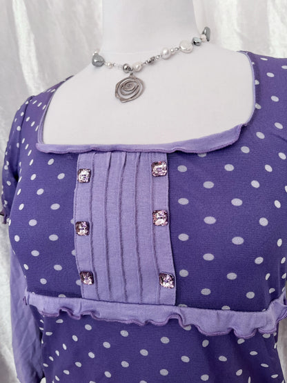 Cutest coquette polka dot top 💞