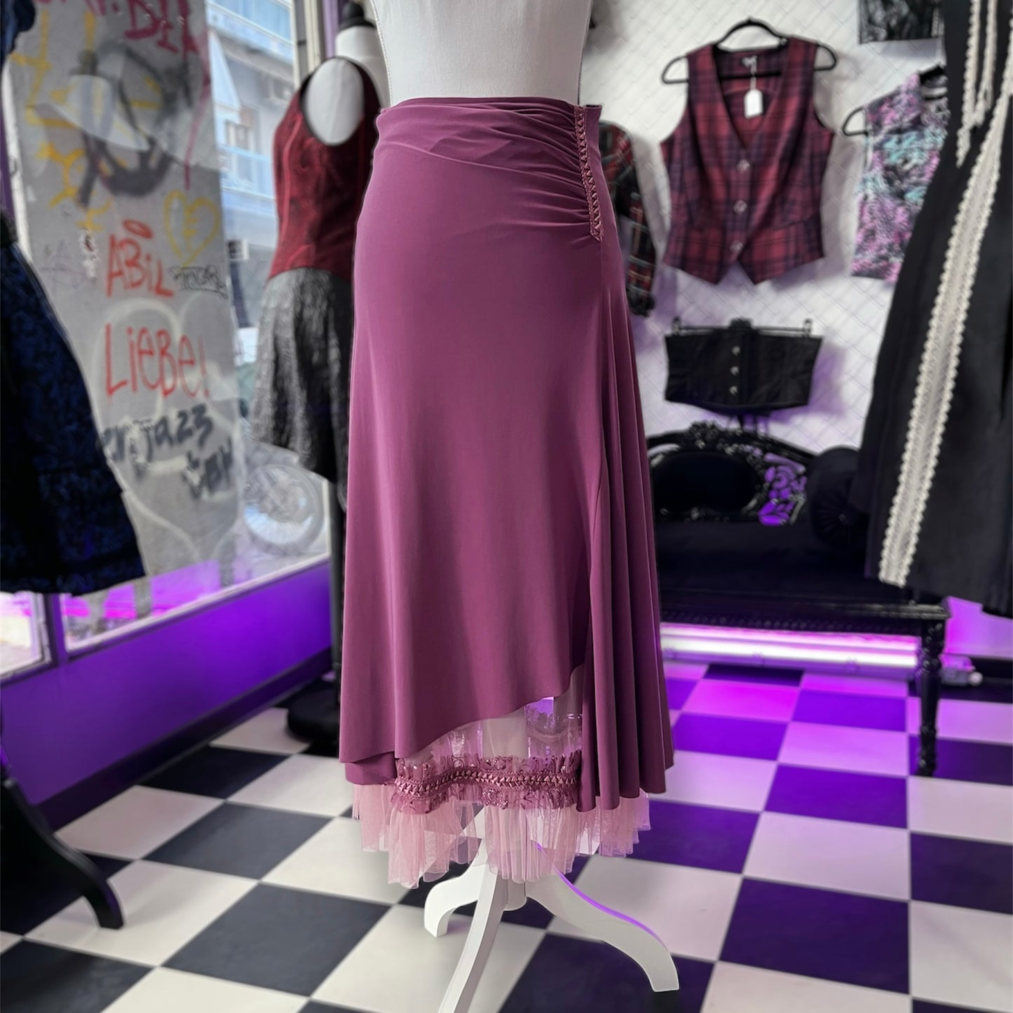 00’s whimsy fairy pink tulle skirt 💞🦄