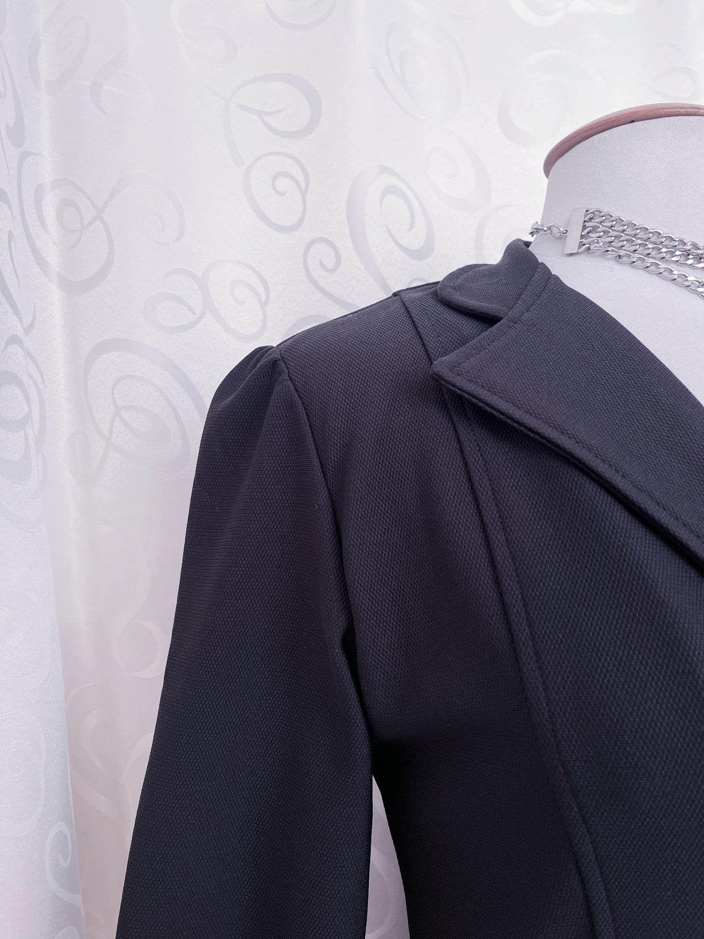 Gothic/Jirai Kei style blazer with lace trim detail & tail 🕷️🦇