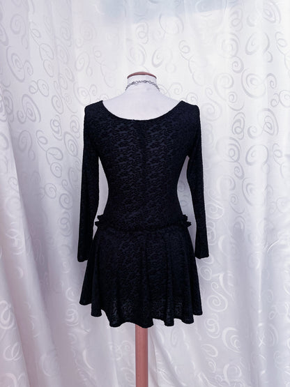 VINTAGE whimsygoth velvet ballerina dress 🦇