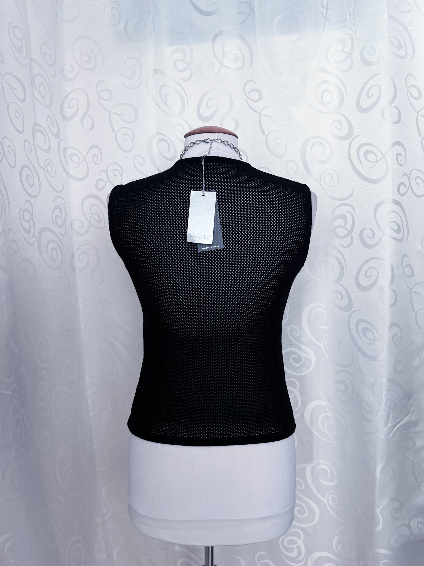 Deadstock gothic knit top with crosses ✝️🦇