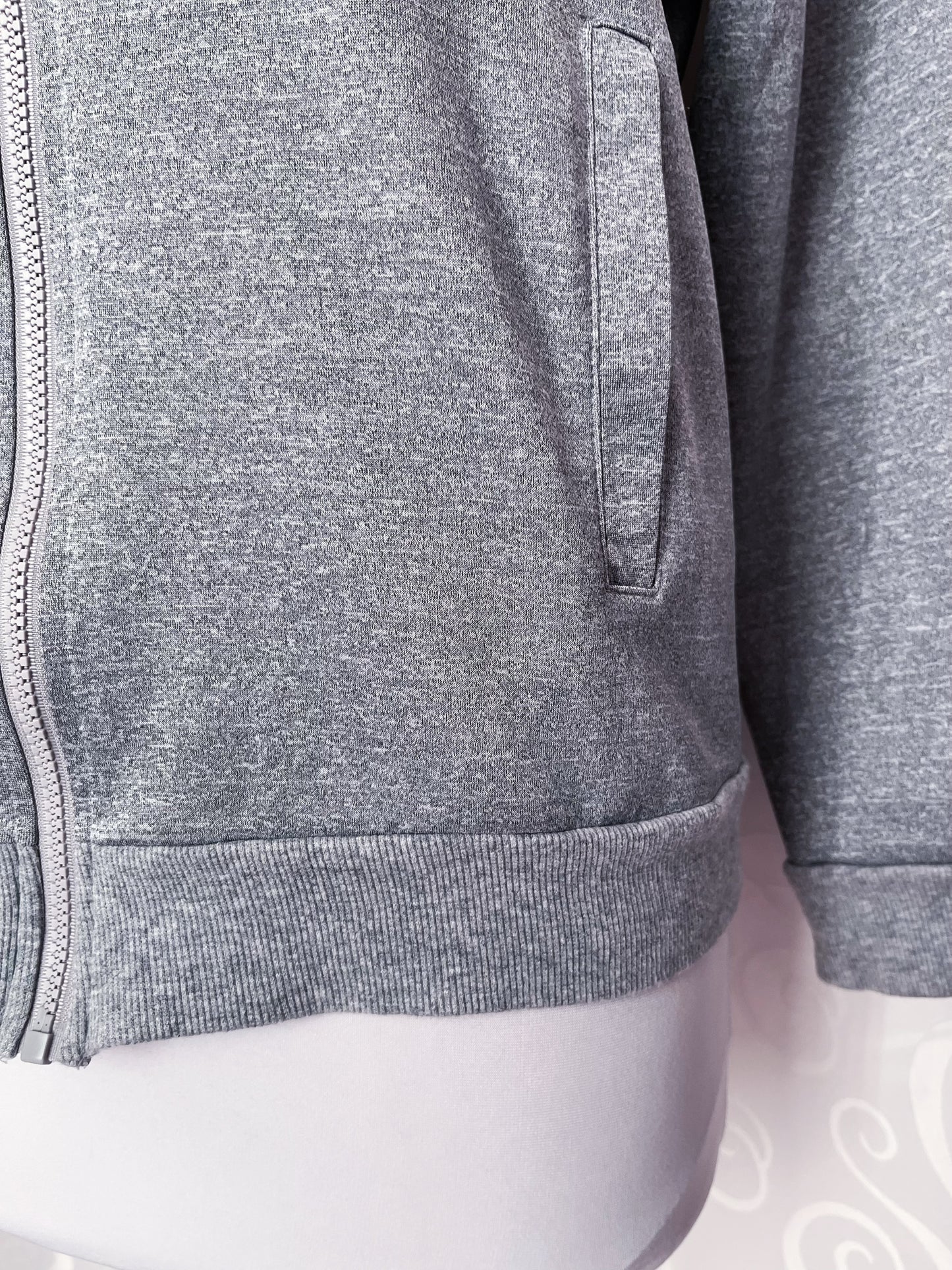 Modern Angel wings grey zip-up jacket 🪽
