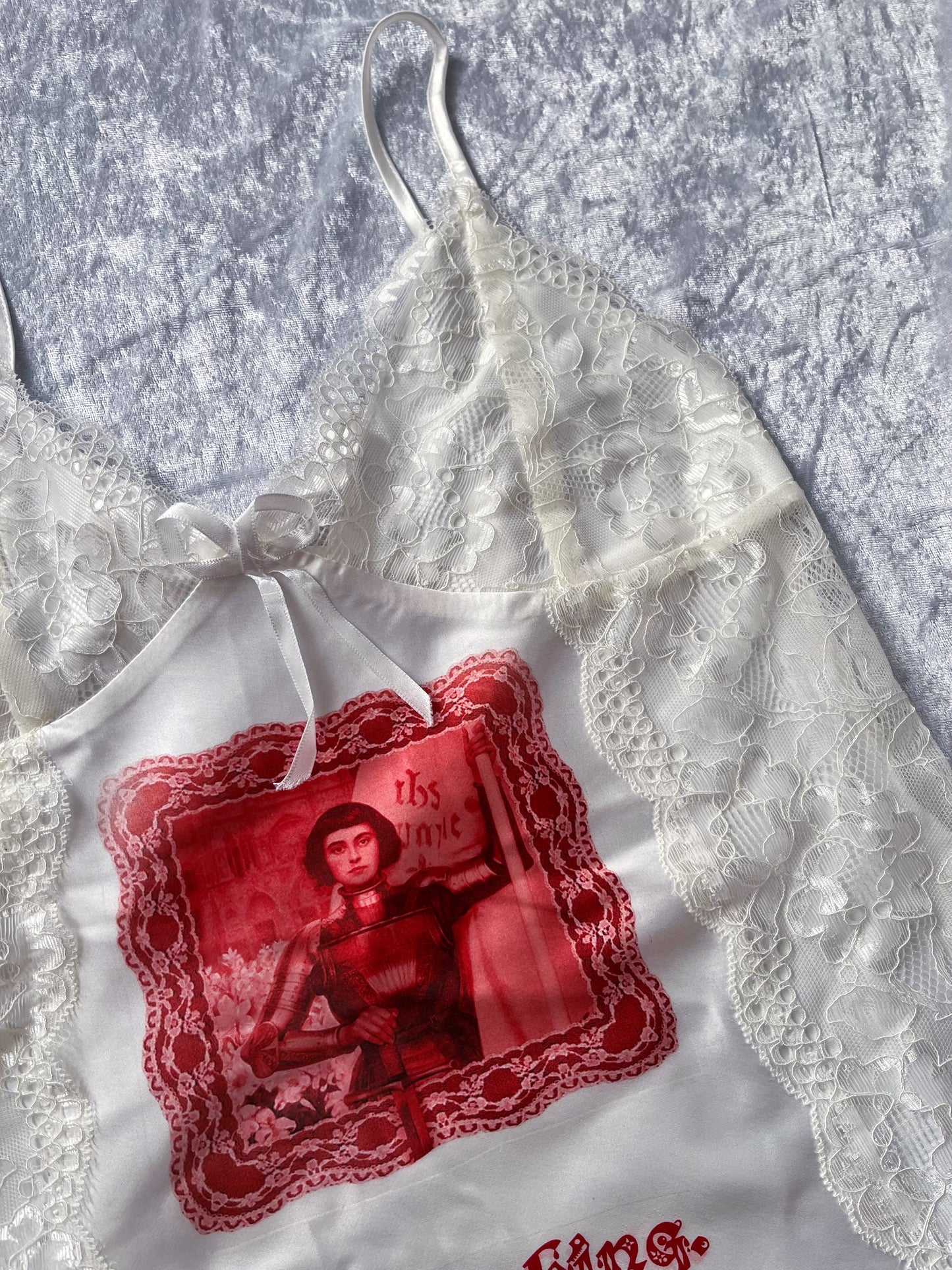 Joan of Arc: Fear Nothing REWORKED cami satin top with lace detail 🗡️🏹