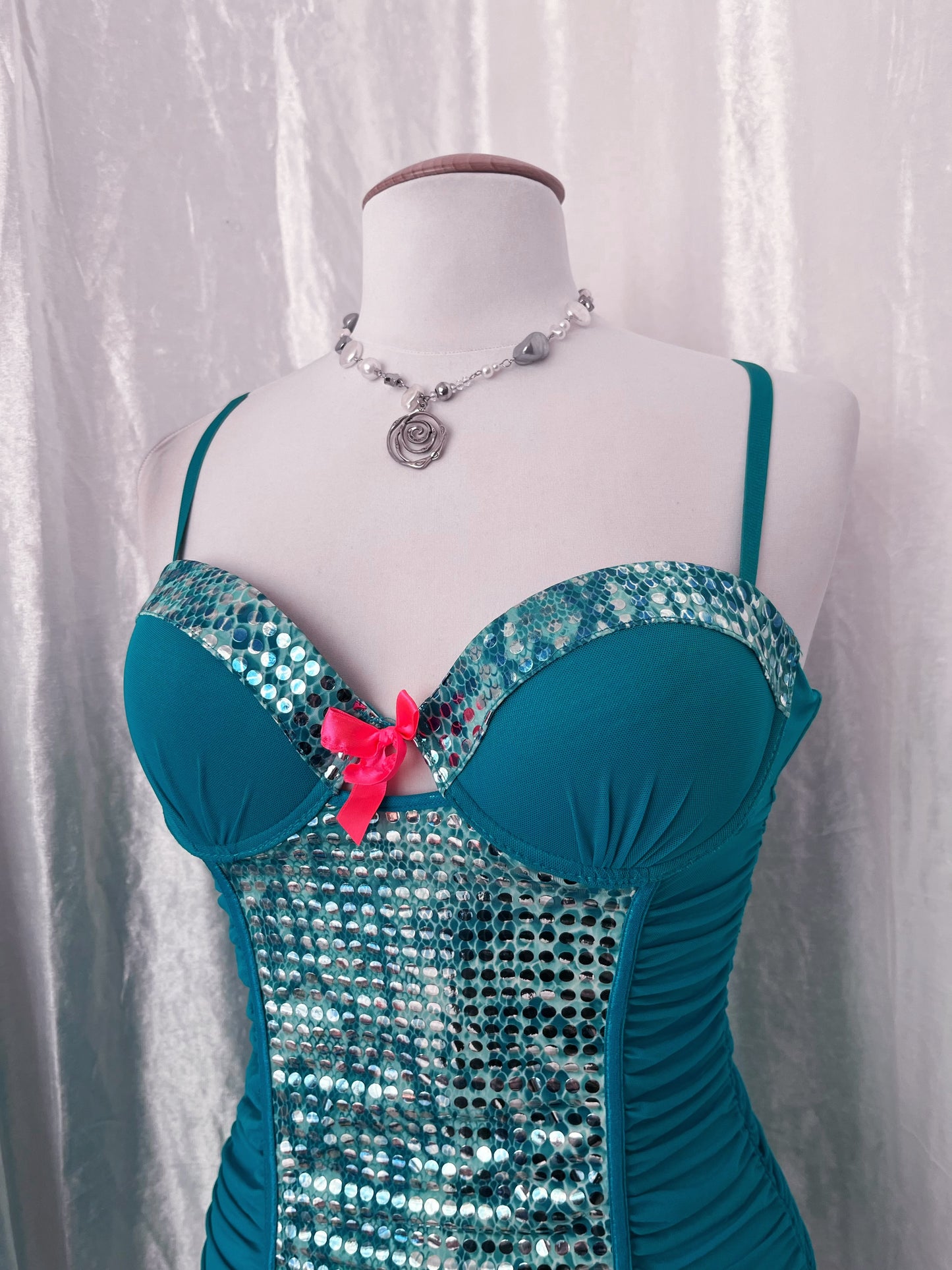 Mermaidcore cute babdyoll bustier 🧜🏻‍♀️
