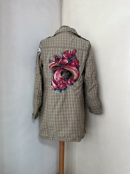 Y2K cotton zip-up coat