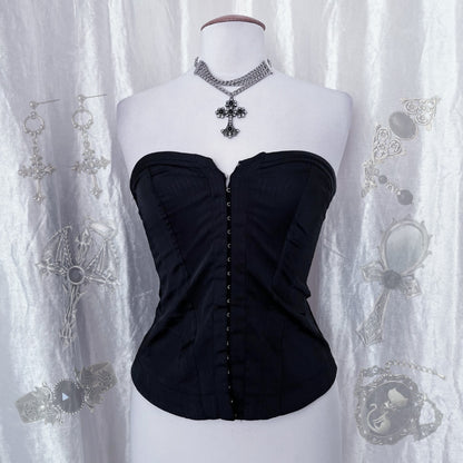 Gothic Lorsay striped corset 🕸️