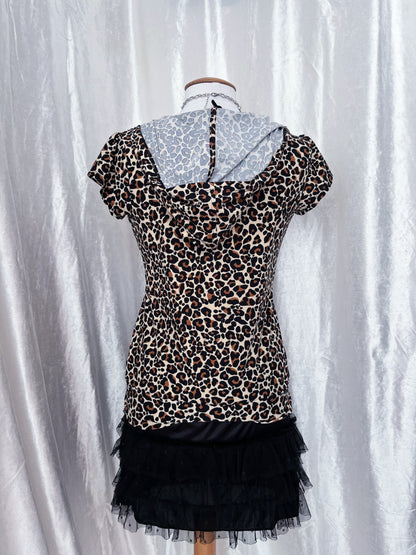 Punk short-sleeve zip-up jacket 🐆