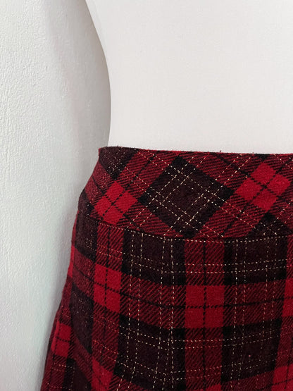 Pimkie tartan red skirt 🎸