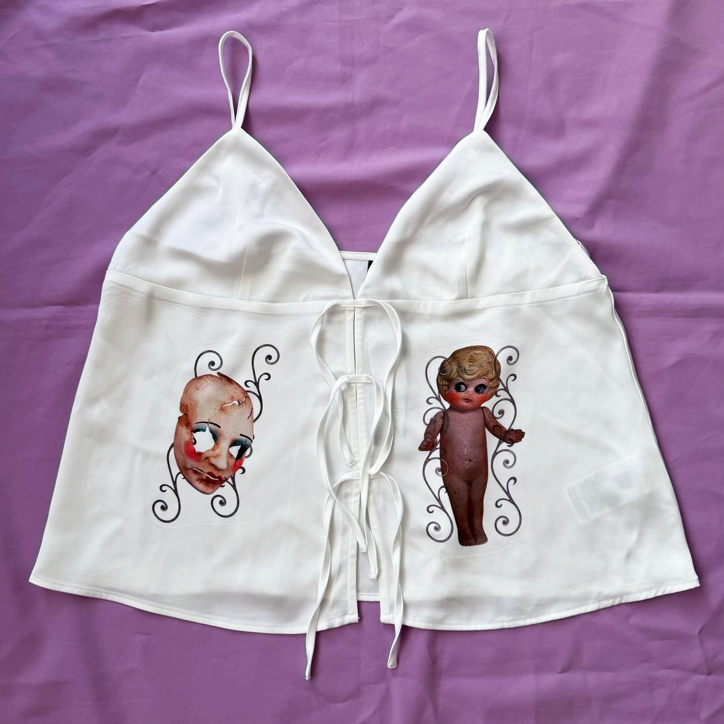 REWORKED Haunted Coquette top 🧸🫀🌀