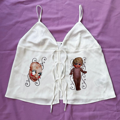 REWORKED Haunted Coquette top 🧸🫀🌀