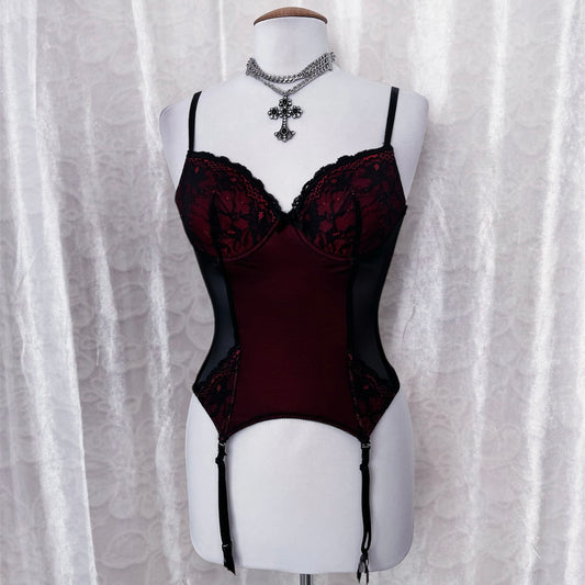 Vampire mesh corset top 🩸