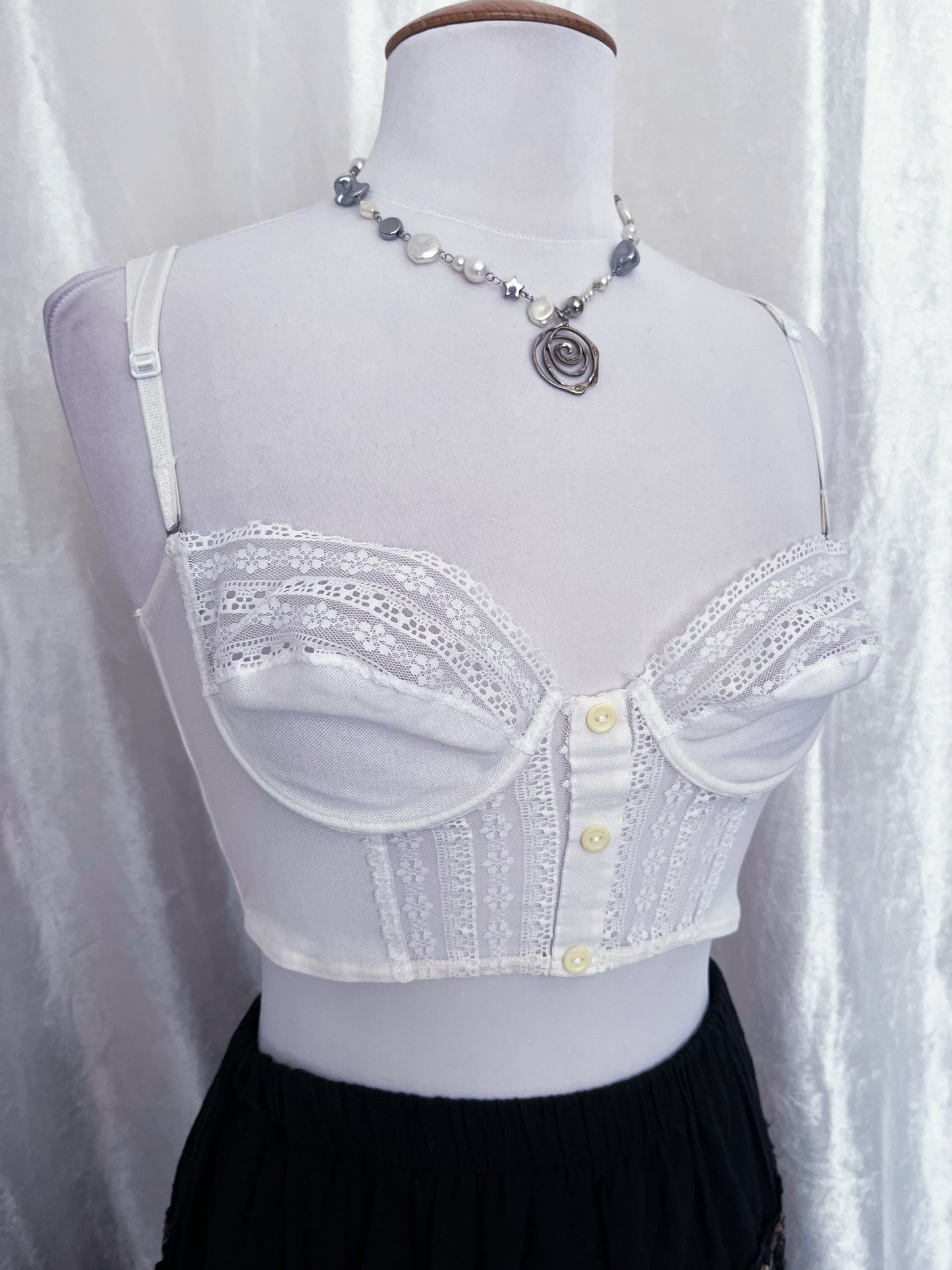 Sisley white corset top 🥧
