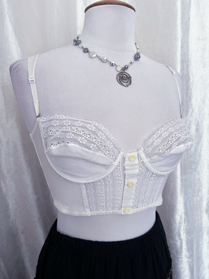 Sisley white corset top 🥧
