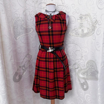 Alternative punk style tartan dress 🎸❤️