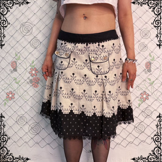 00’s cottagecore/twee skirt 🌀✨