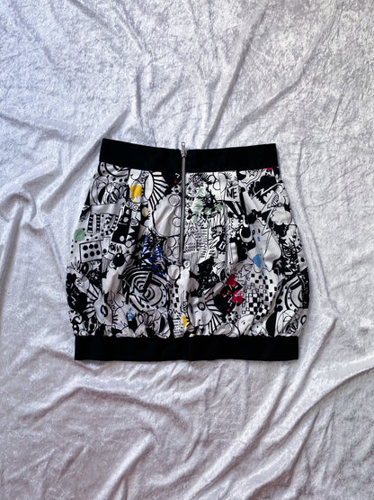 Amazing funky cotton skirt with pockets 🌈