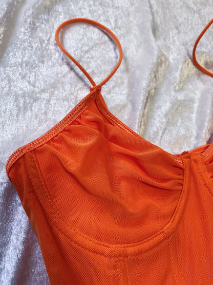 Crop corset style top