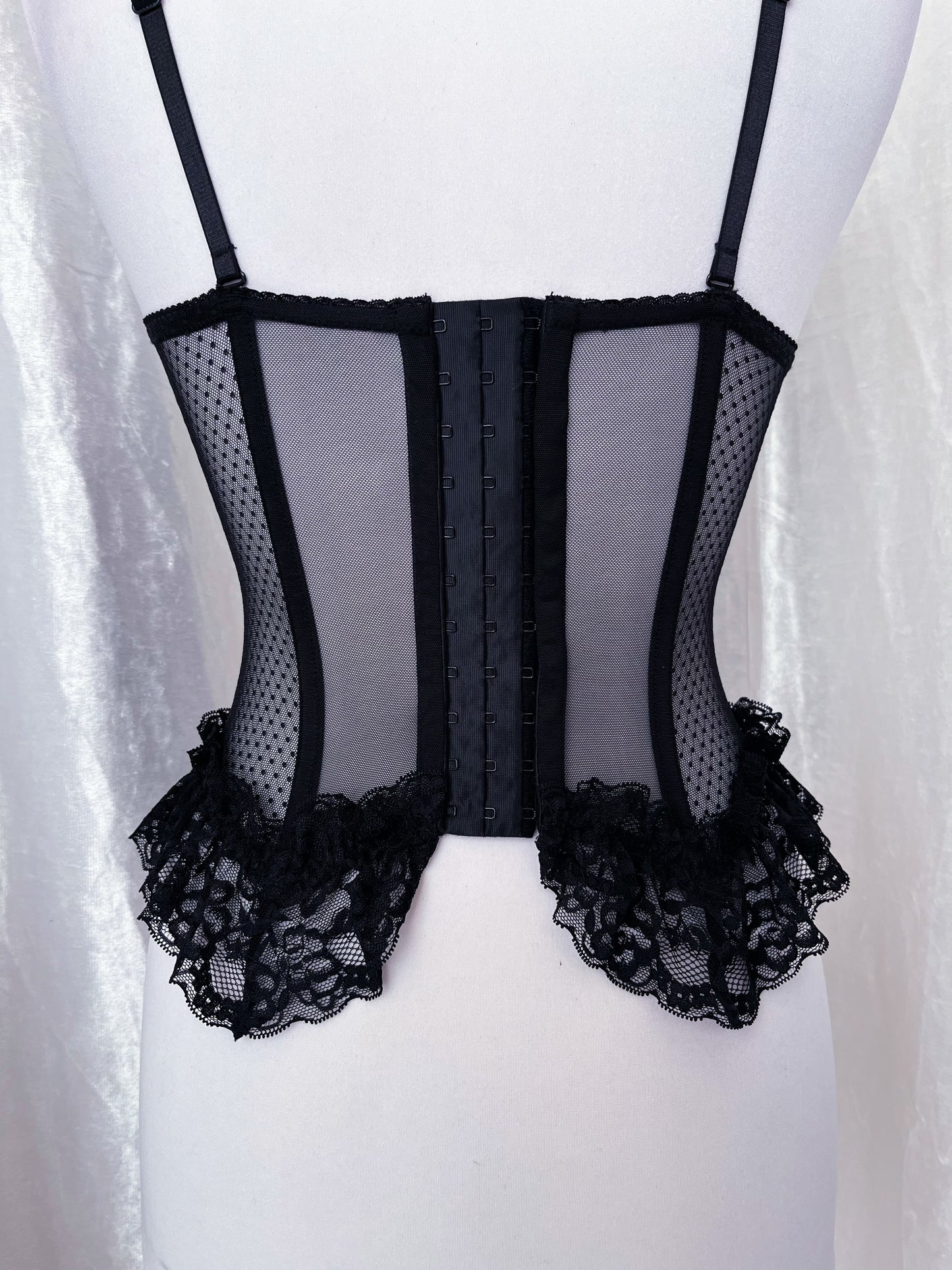 Gothic lace corset top 🖤🌑