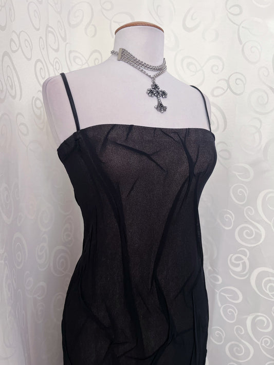 00’s vintage witchy maxi dress ✨