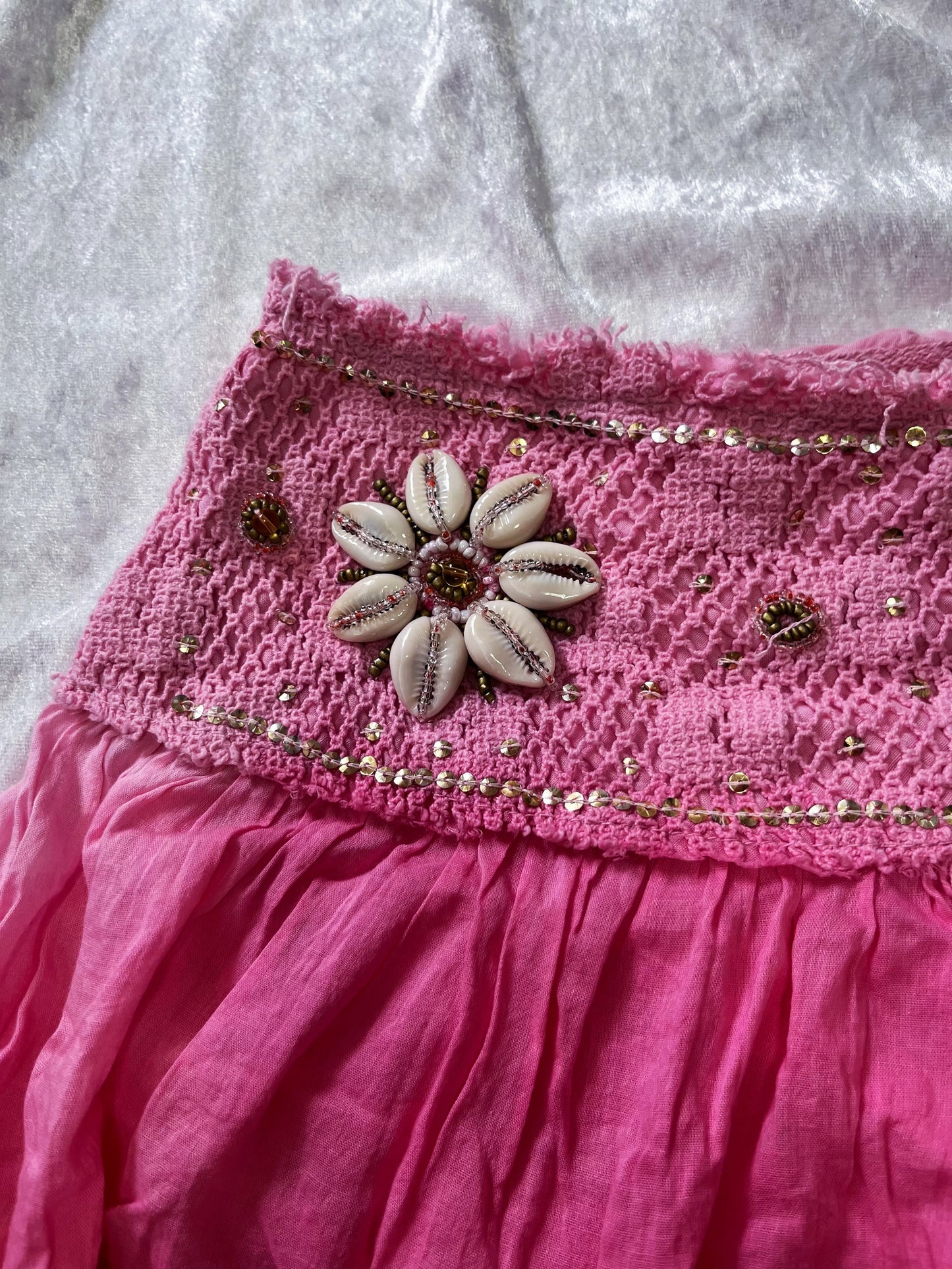 Fairy summer cotton pink skirt 💕