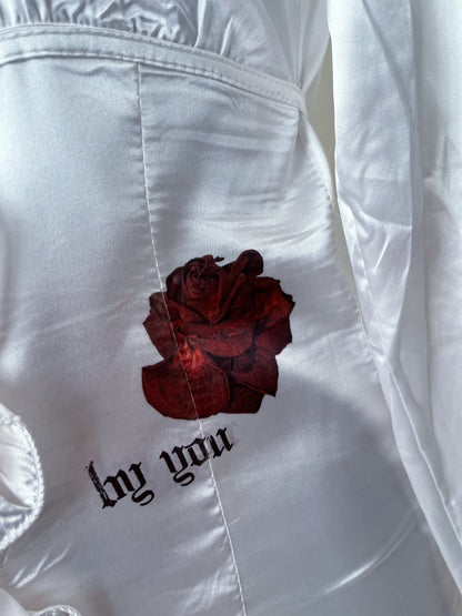 Forsaken By You Reworked gothic deadstock ruffle shirt ✝️🫀