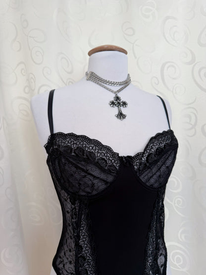 Gothic Lacey corset top 🦇✨