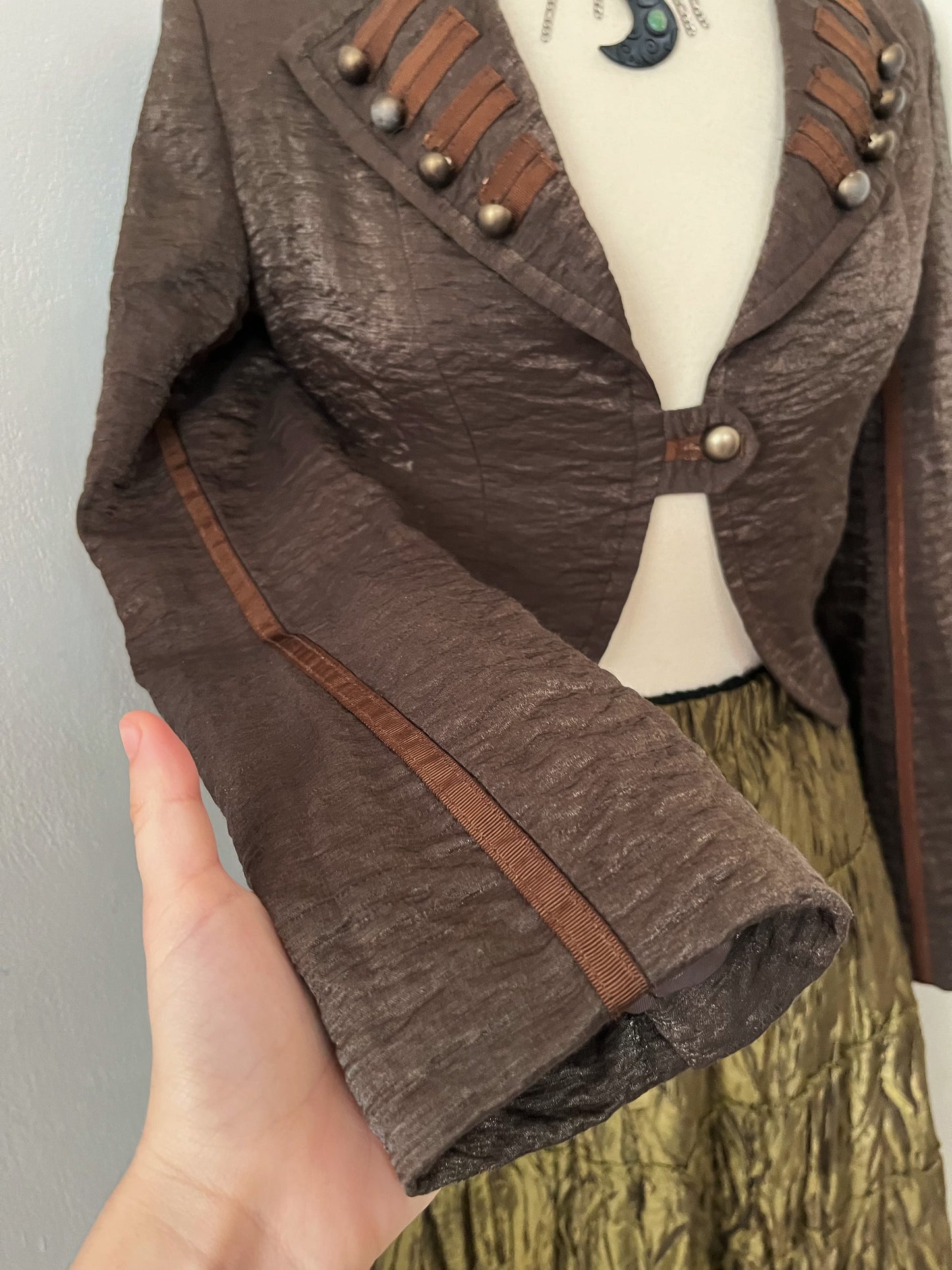 Whimsy vintage brown blazer in military style ⚜️