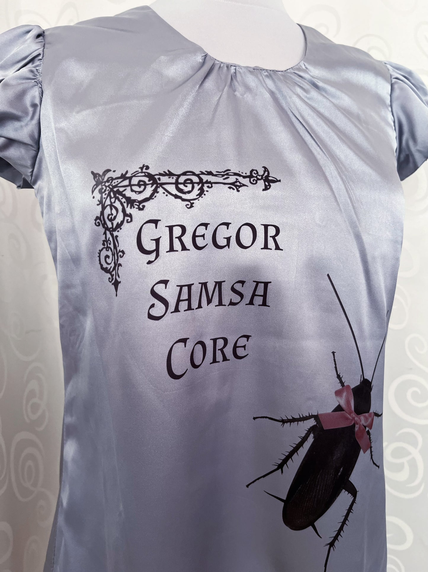 Gregor Samsa REWORKED satin tunic/dress 🪳🎀