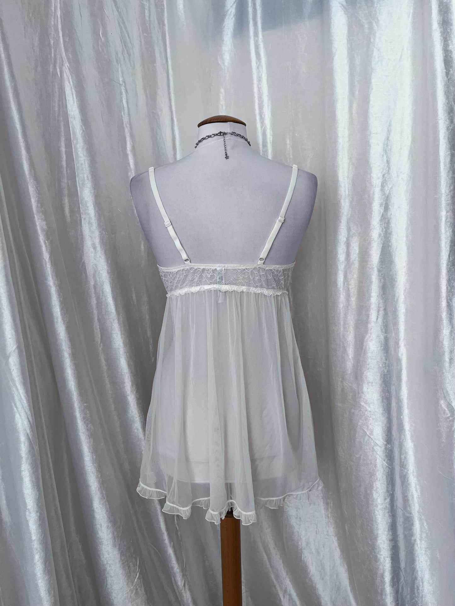 Angelic white bustier/babydoll top 🪽