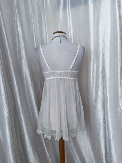 Angelic white bustier/babydoll top 🪽