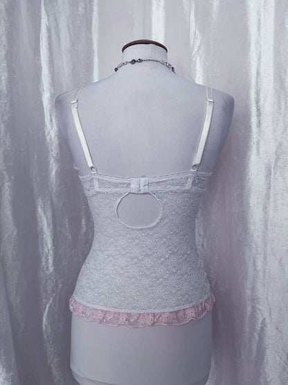 Beautiful coquette lace bustier top 🎀