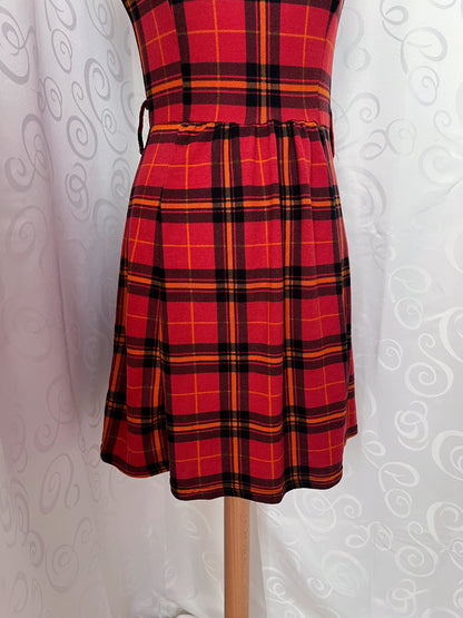 Alternative punk style tartan dress 🎸❤️