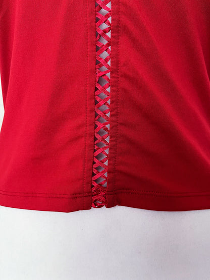 00’s hot vampire bustier top 🩸