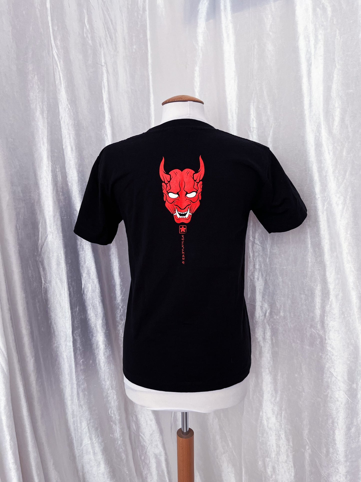 Vintage Geisha cotton shirt with PIERCING & embossed dragon details 👺👹