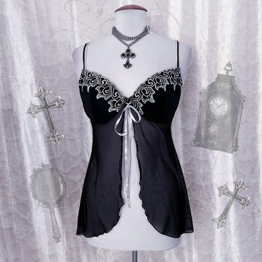 Dark fairy black bustier top 🖤🧚🏼‍♂️