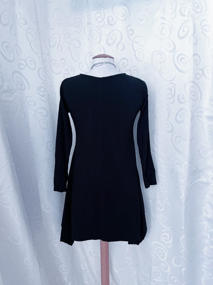 Gothic Crying Mary asymmetrical tunic top ✝️
